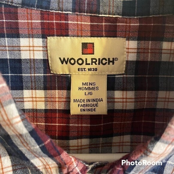 Woolrich Men's Sz XL Pueblo Short Sleeve Button Up Shirt - Picture 2 of 3